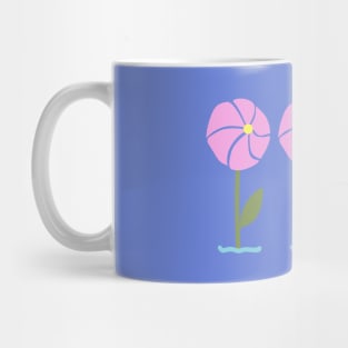 pink windmill flower Mug